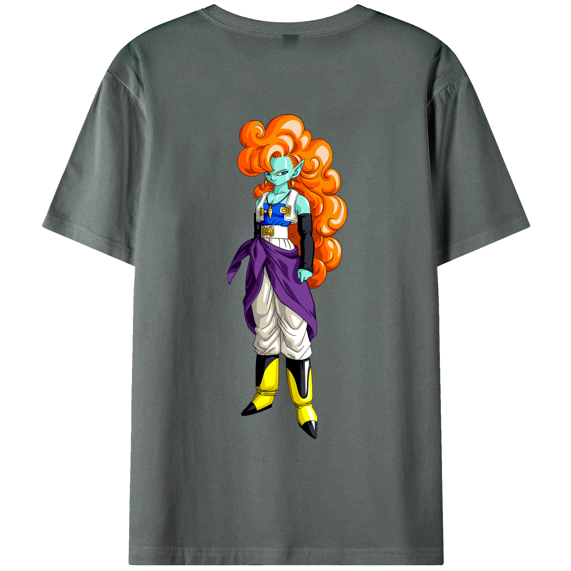 （画像用） ドラゴンボール DRAGON BALL 綿100％ メンズ半袖Tシャツ（バックプリント） 通気性